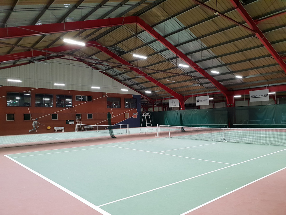 Luminaires Led Court Tennis Ligue Ara Seyssins Ledustry
