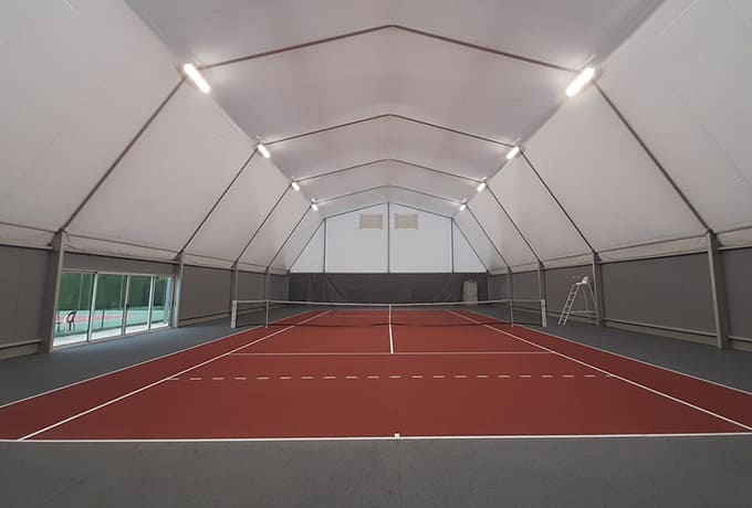 Projecteurs Led Court Couvert Plancy l 'Abbaye par Ledustry